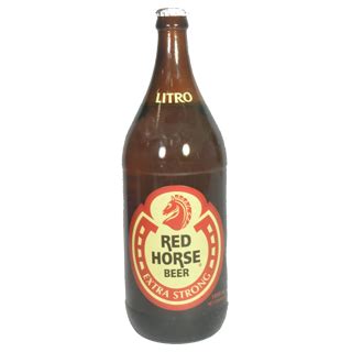 RED HORSE BOTTLE 1L .